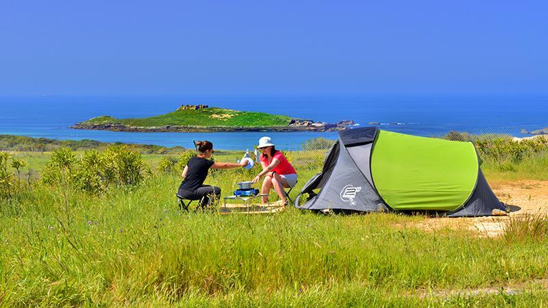 Parque De Campismo Da Ilha Do Pessegueiro Hotel Porto Covo Eksteriør billede